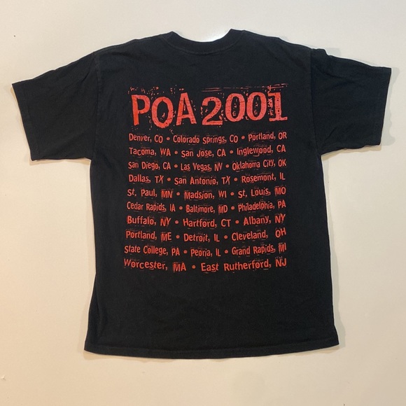 Slipknot 2001 System of a Down POA tour shirt - Picture 2 of 7